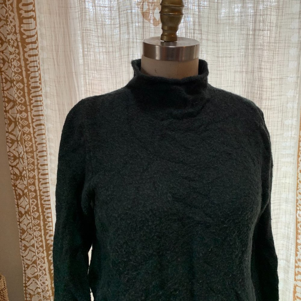 Madewell Emerald Sweater Rolled  Mock Neck - M